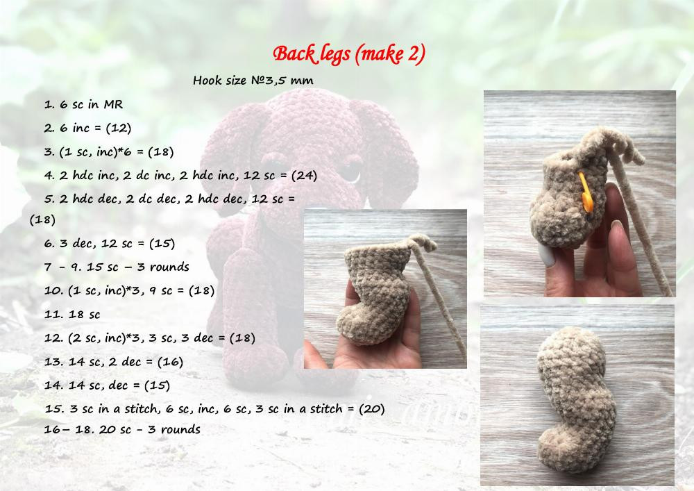 Crochet pattern "Puppy Labrador"