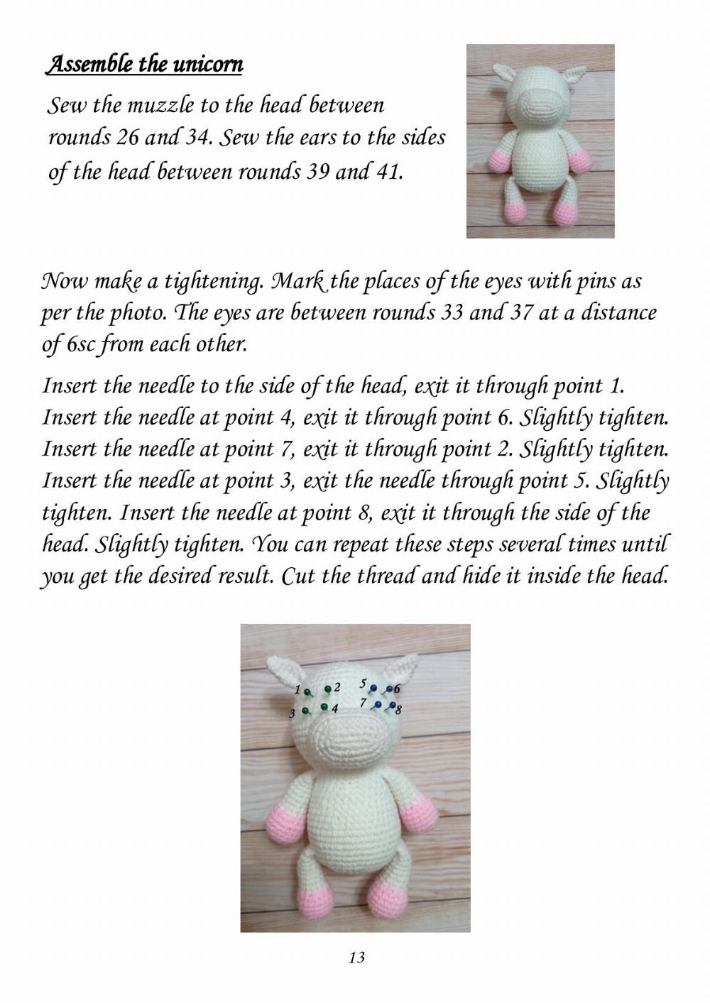 Crochet Pattern «Unicorn in Egg»