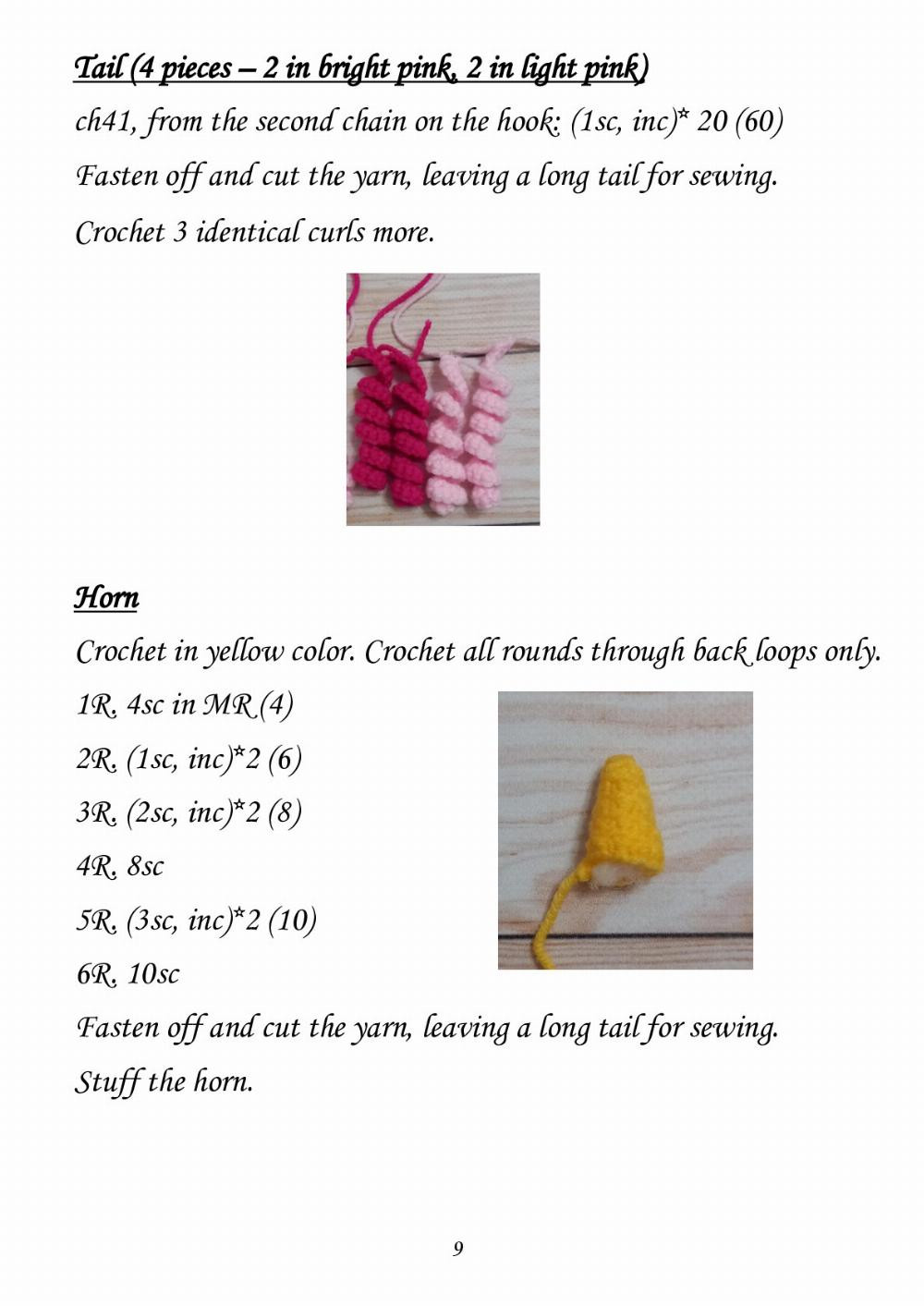 Crochet Pattern «Unicorn in Egg»