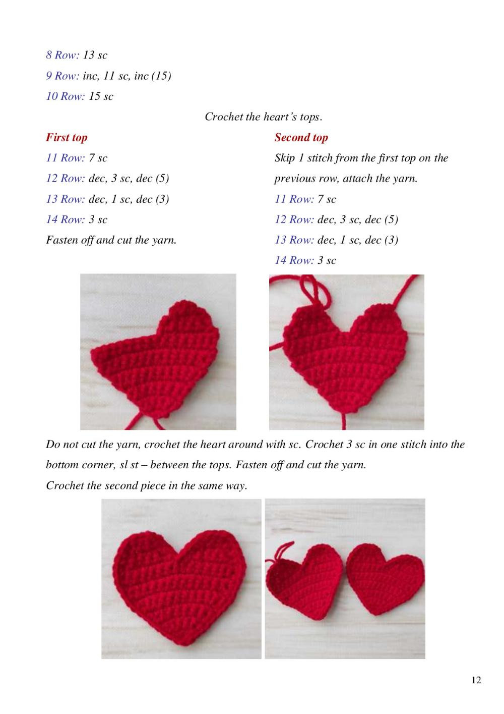 crochet pattern valentine envelope