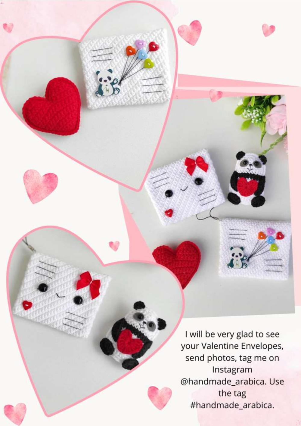 crochet pattern valentine envelope