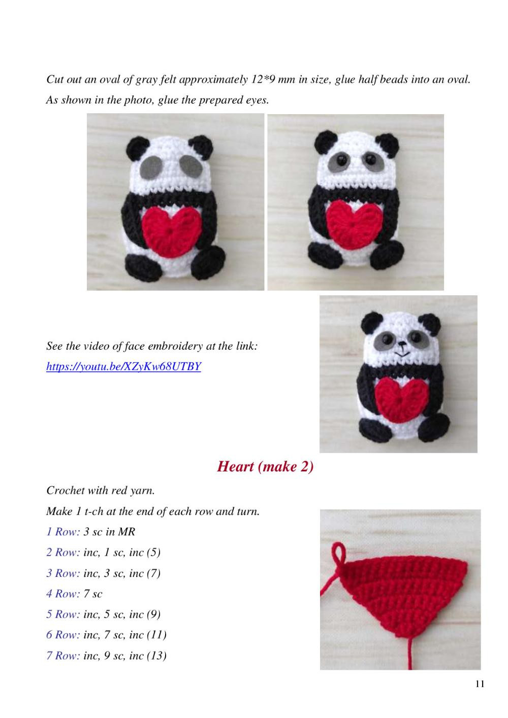 crochet pattern valentine envelope