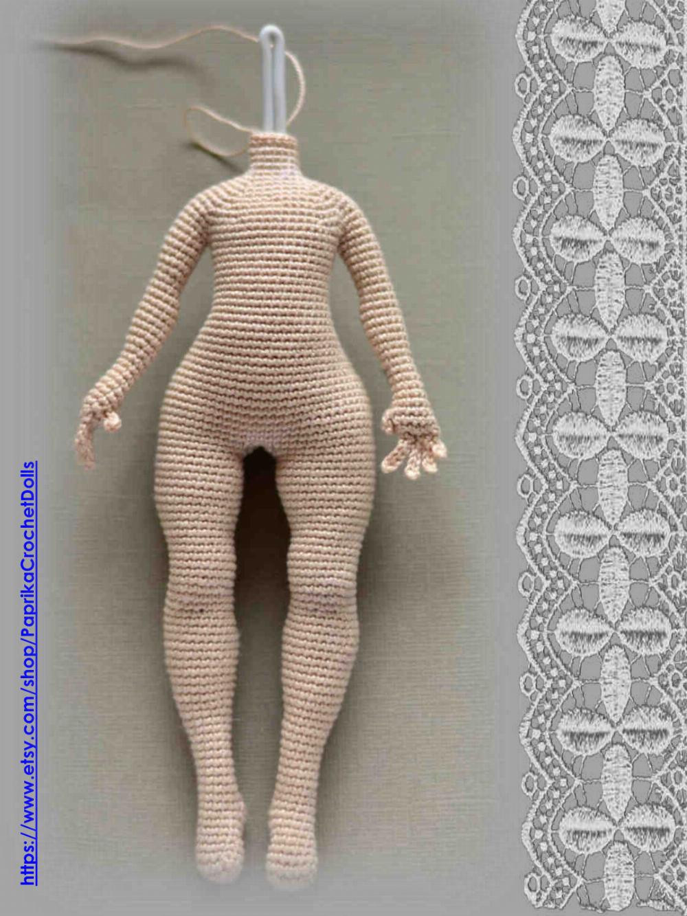 crochet pattern violet doll