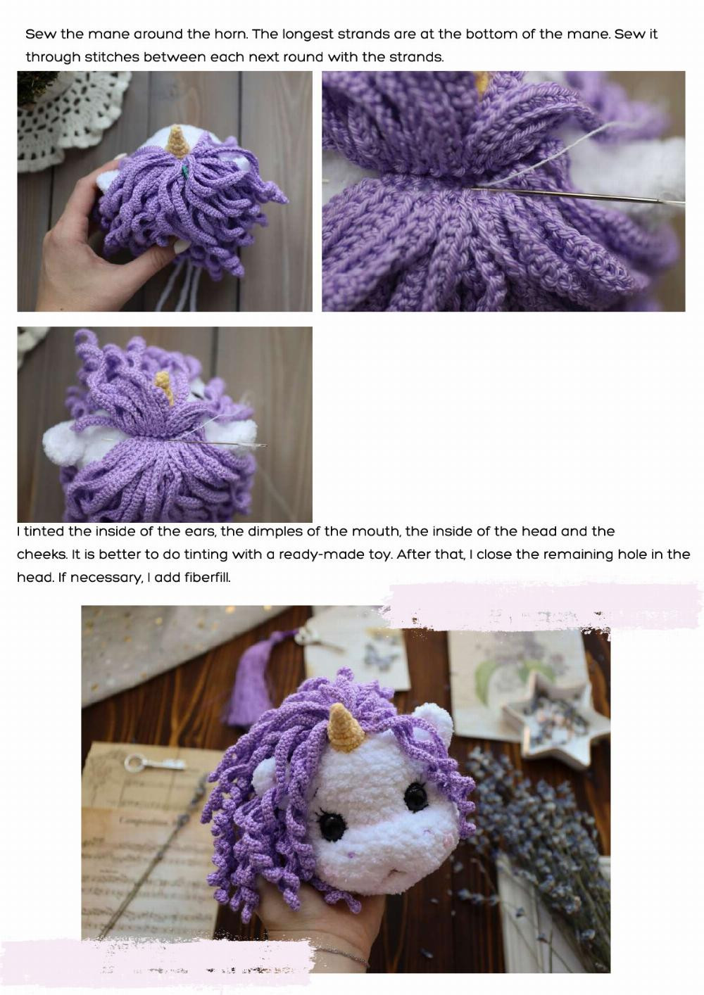 CROCHET TOY PATTERN «UNICORN LILY»