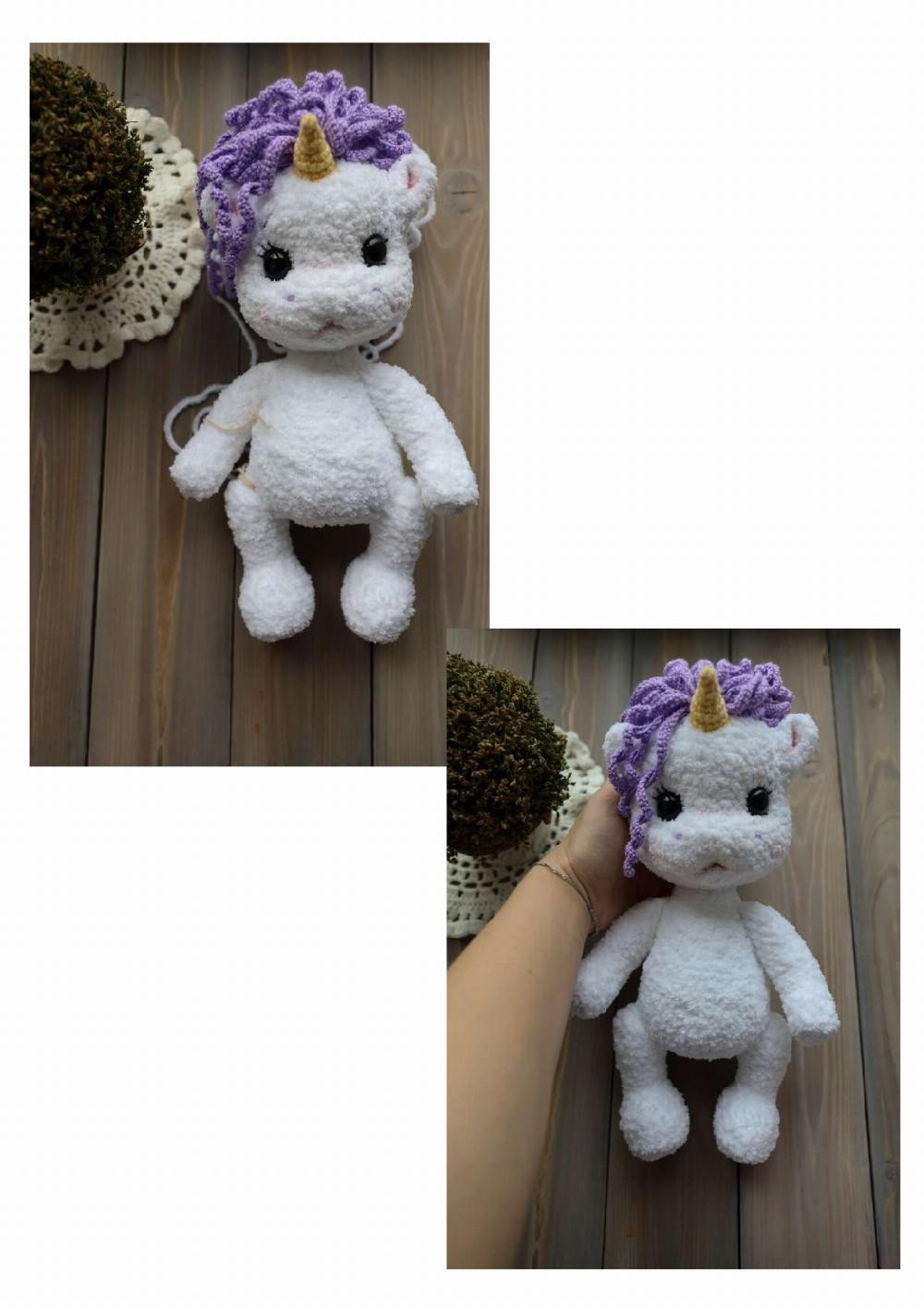 CROCHET TOY PATTERN «UNICORN LILY»