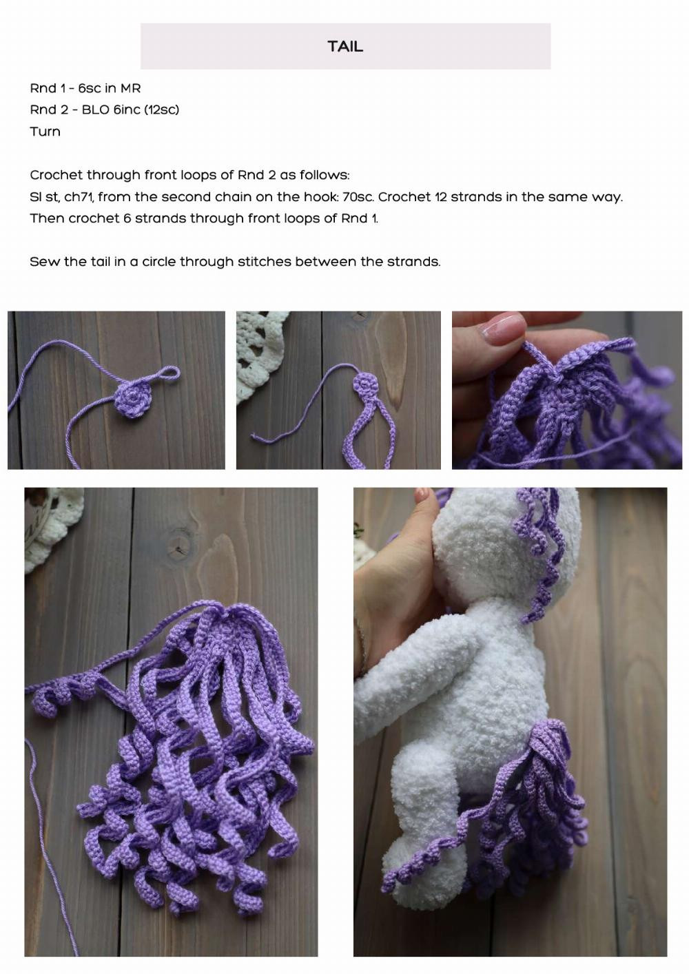 CROCHET TOY PATTERN «UNICORN LILY»