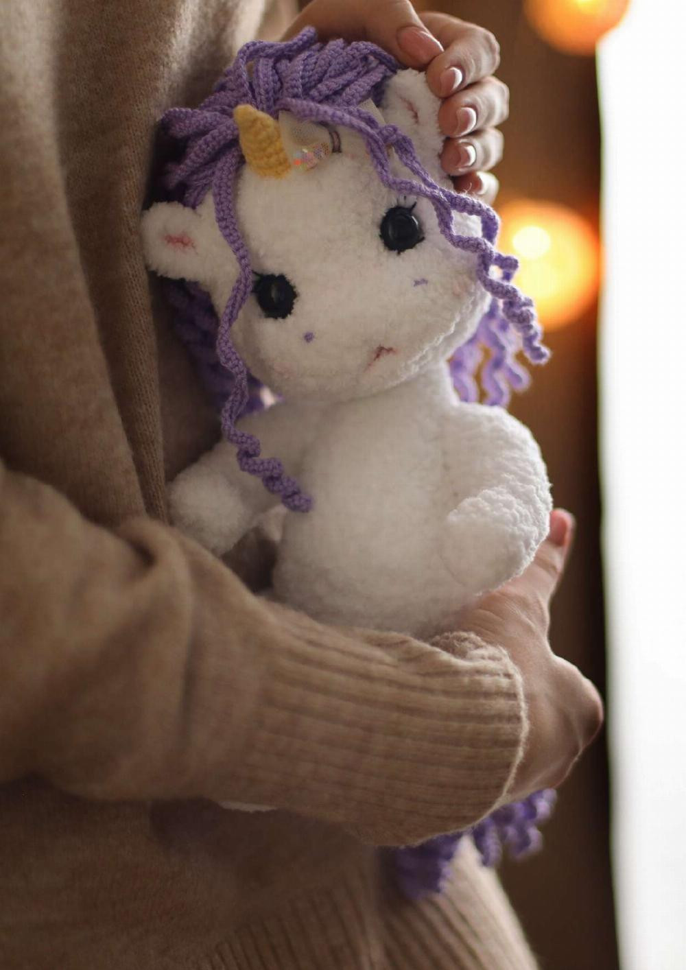 CROCHET TOY PATTERN «UNICORN LILY»