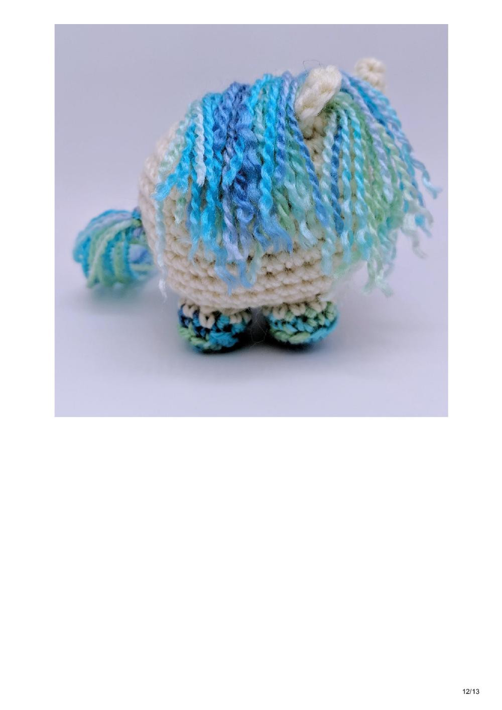 Cube Little Unicorn Amigurumi Pattern