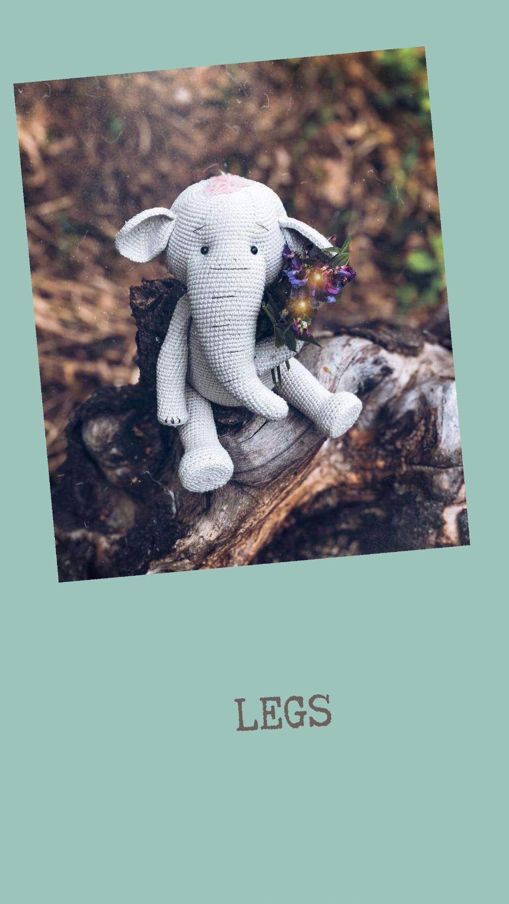 cute elephant crochet pattern