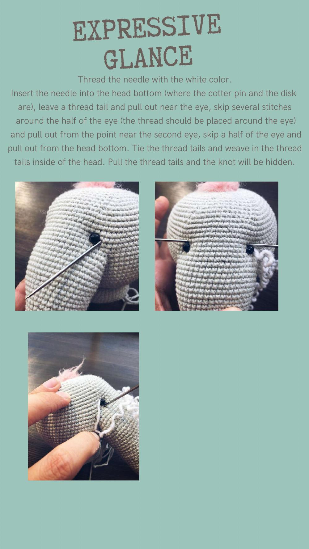 cute elephant crochet pattern