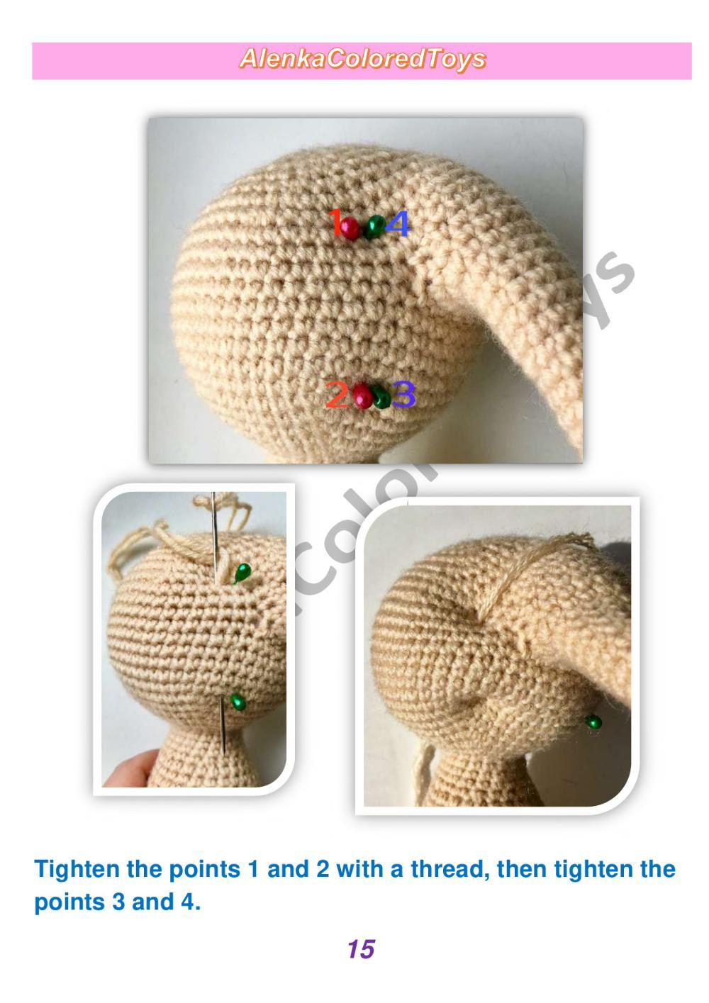 Cute knit elephant