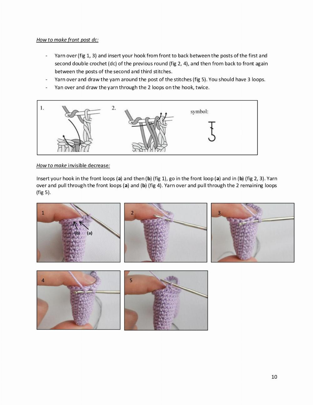 DI Bunny doll crochet pattern