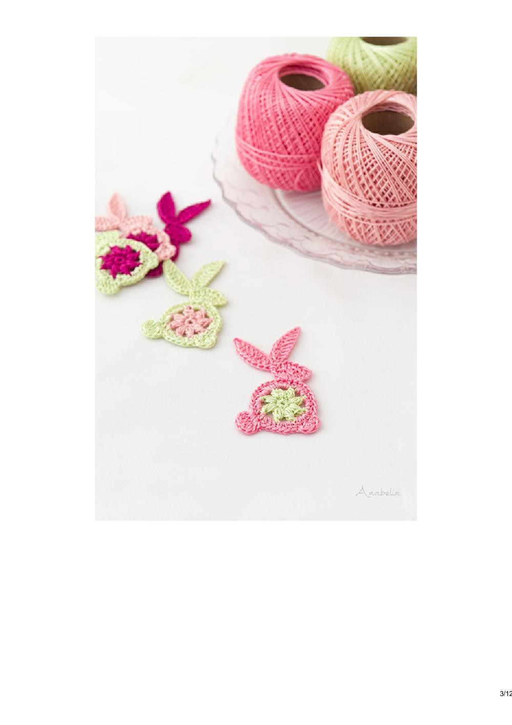 DIY Easter Crochet Bunny, free pattern