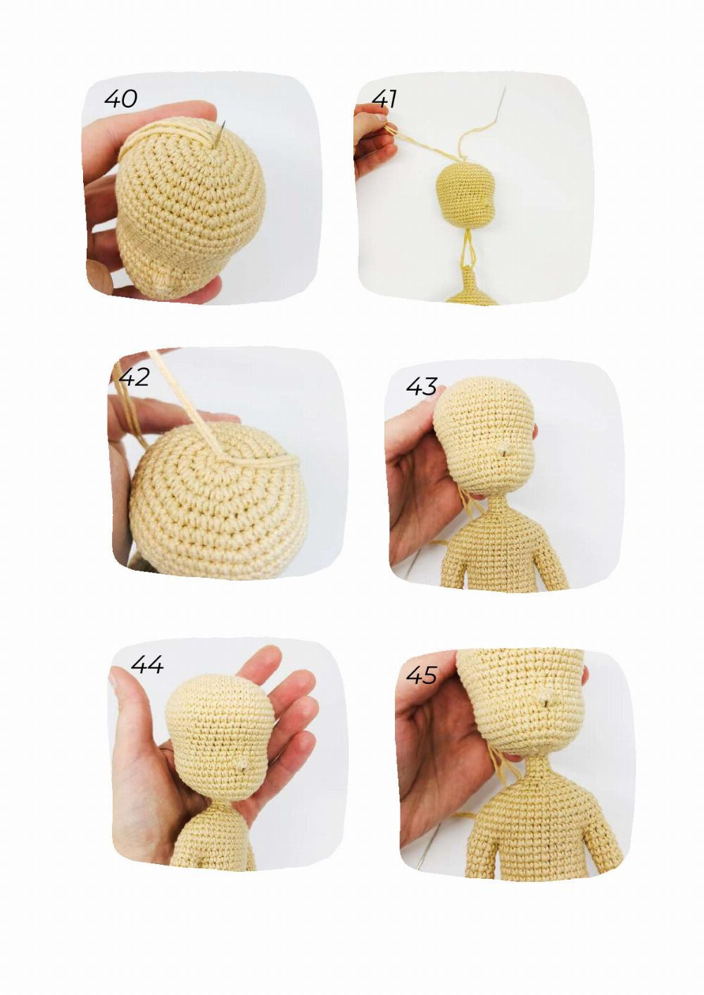 Doll Body crochet pattern