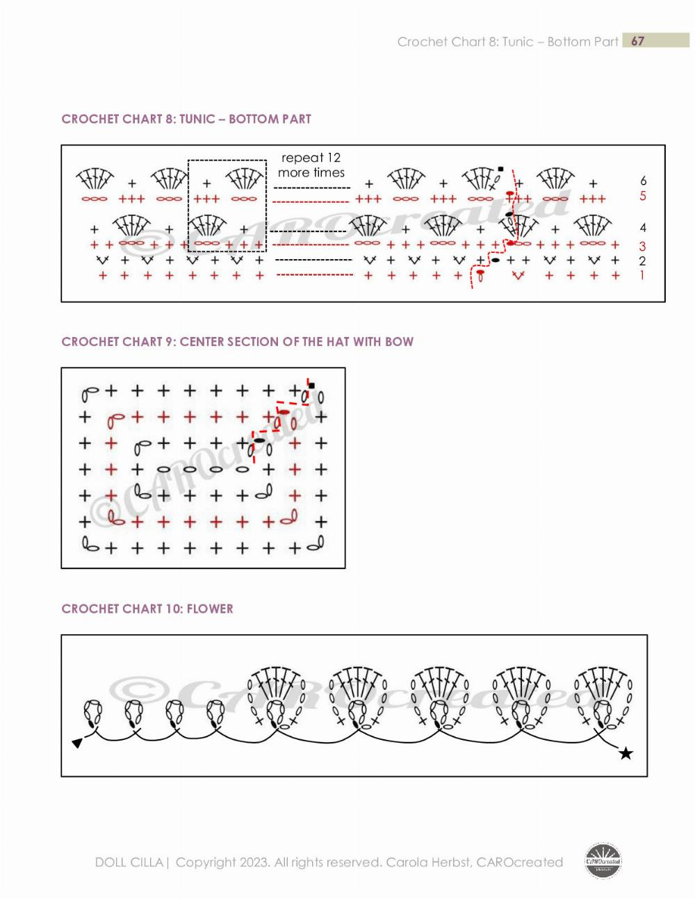 DOLL CILLA crochet pattern