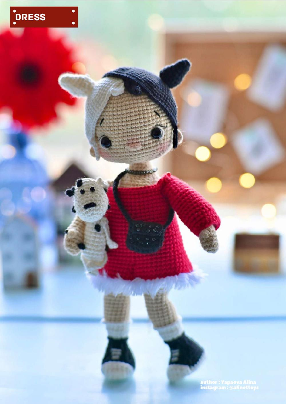 DOLL CRUELLA crochet pattern