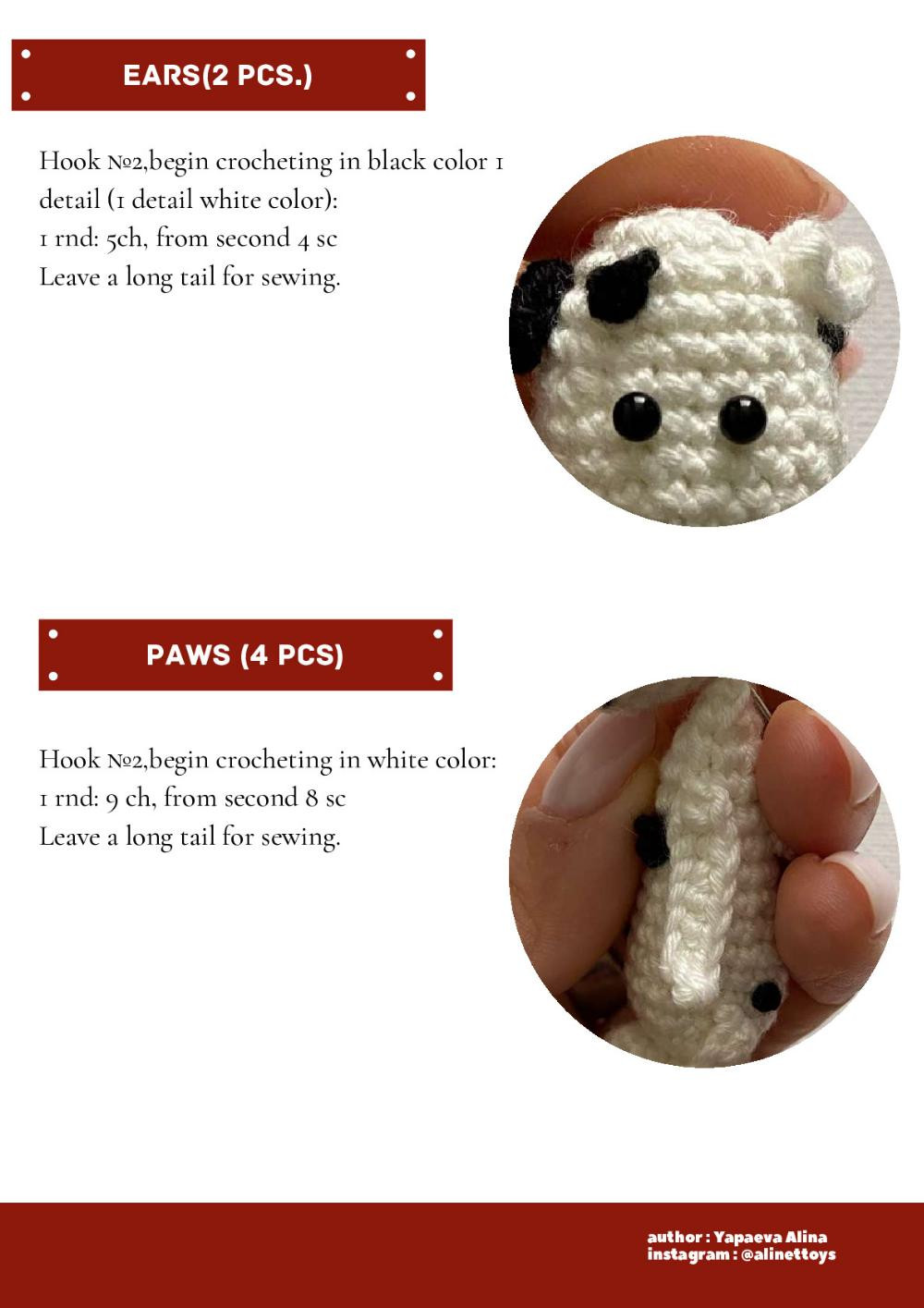 DOLL CRUELLA crochet pattern