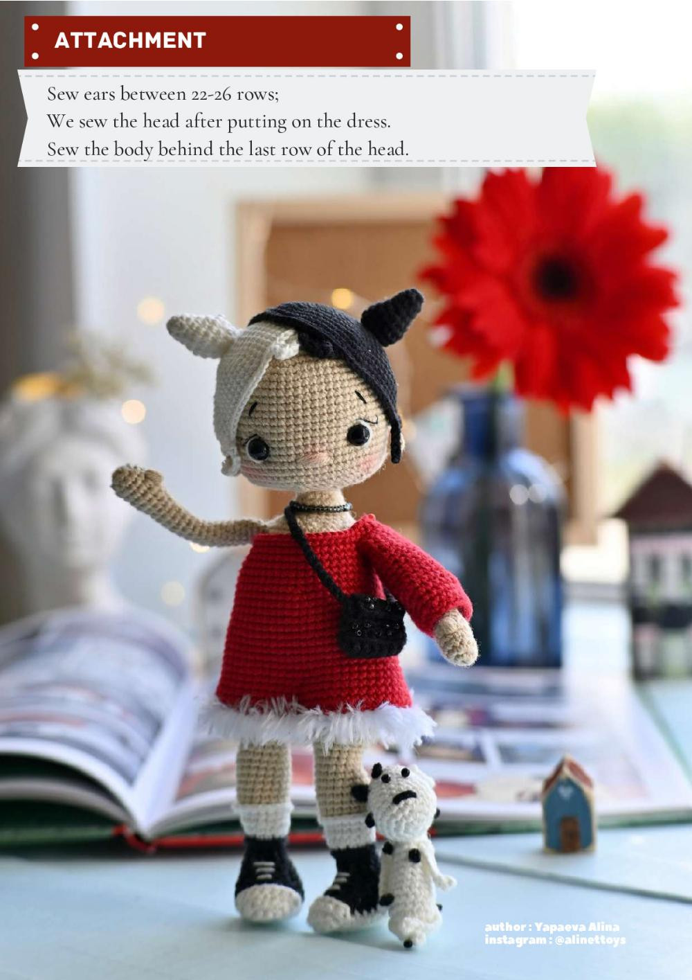 DOLL CRUELLA crochet pattern