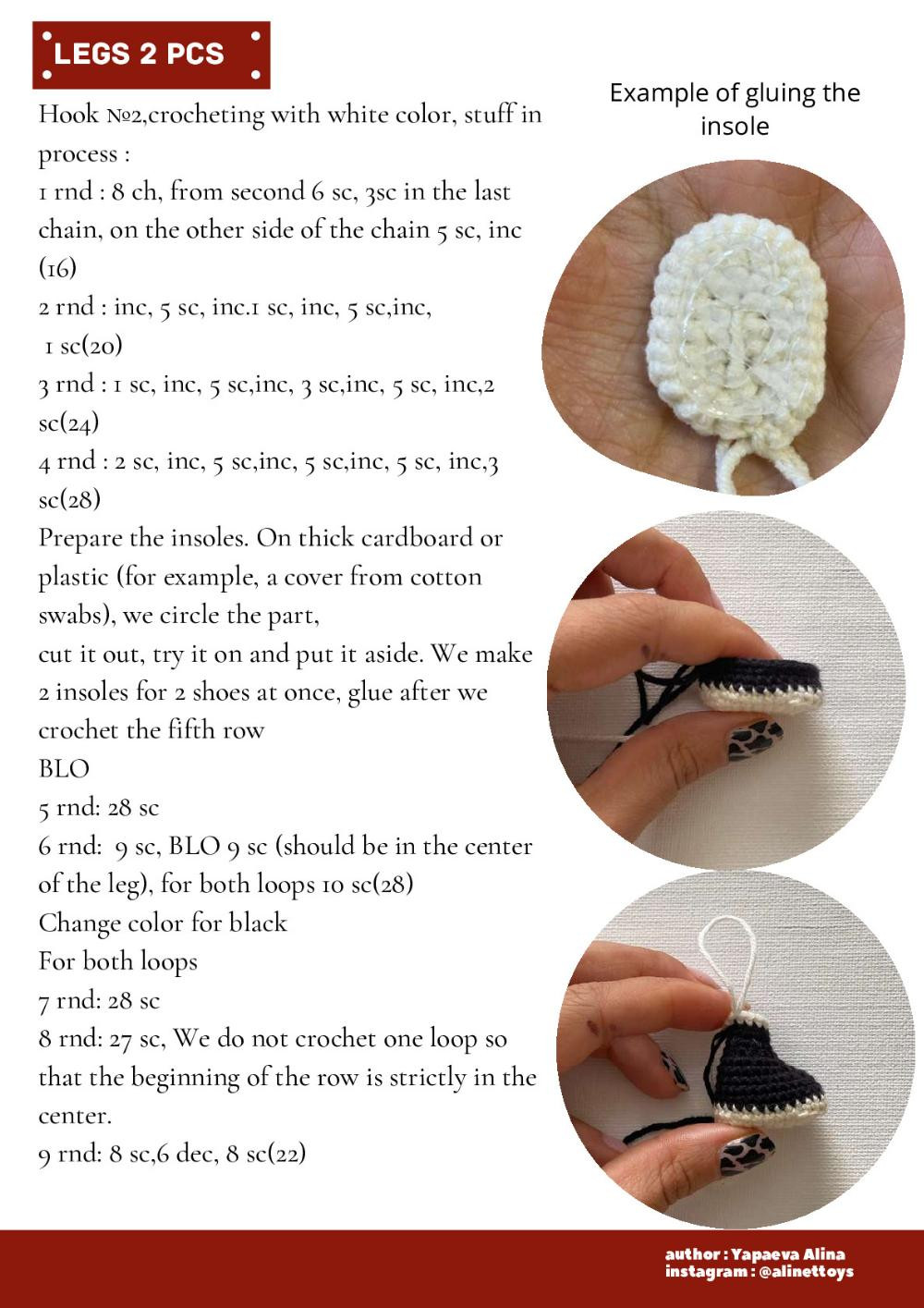 DOLL CRUELLA crochet pattern