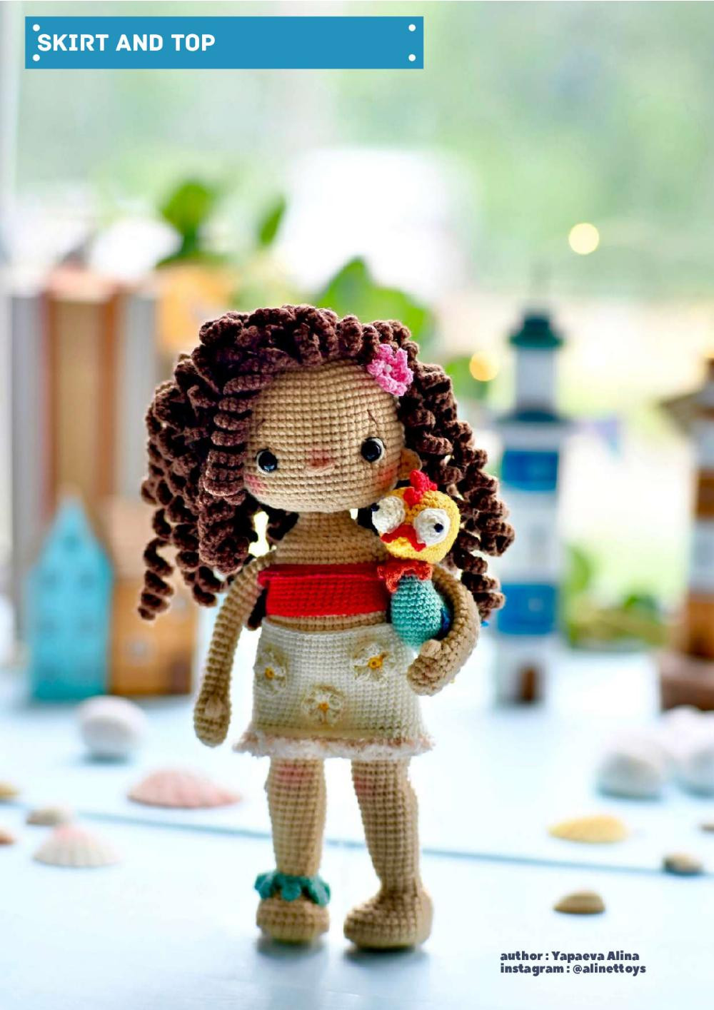 DOLL MOANA crochet pattern