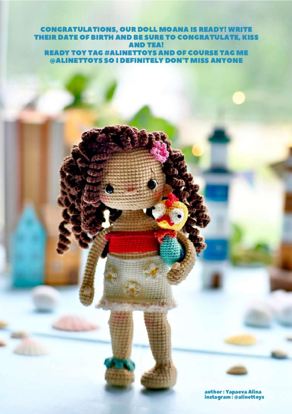 DOLL MOANA crochet pattern