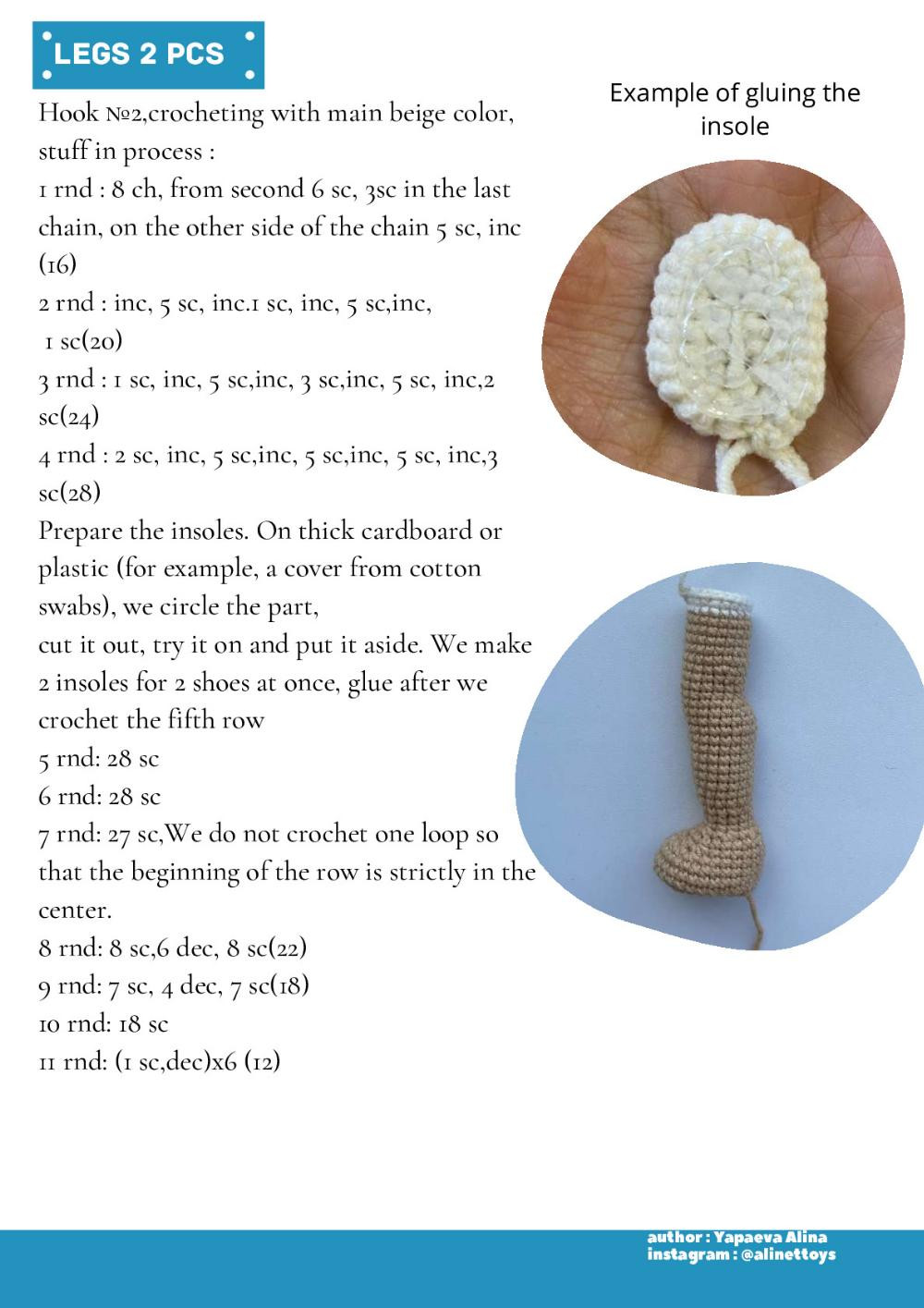 DOLL MOANA crochet pattern