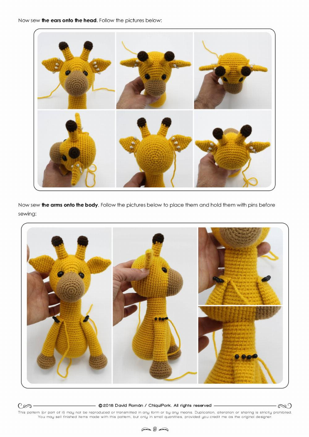 DOLORES the giraffe A pattern