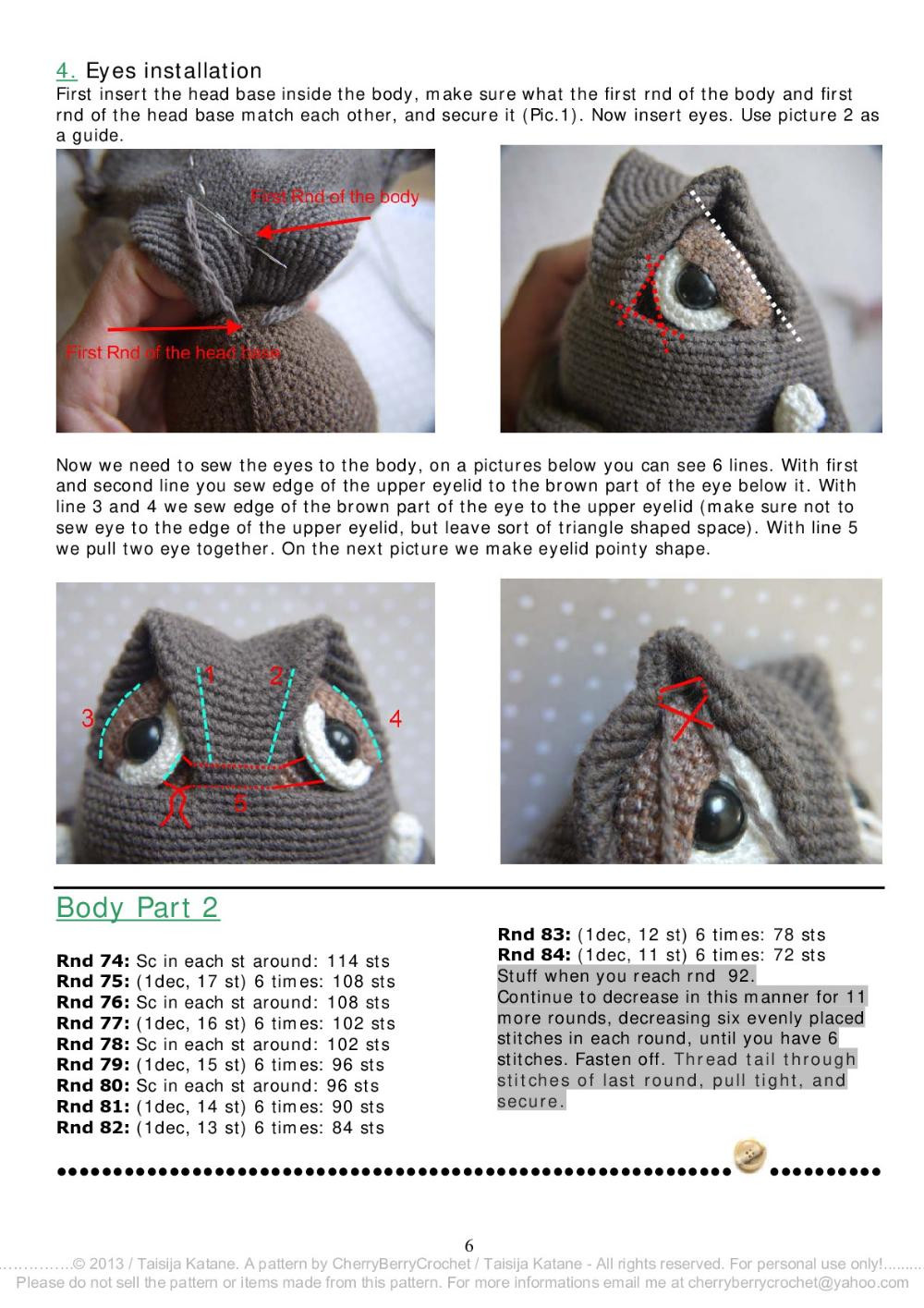 Dragon Toy Crochet Pattern