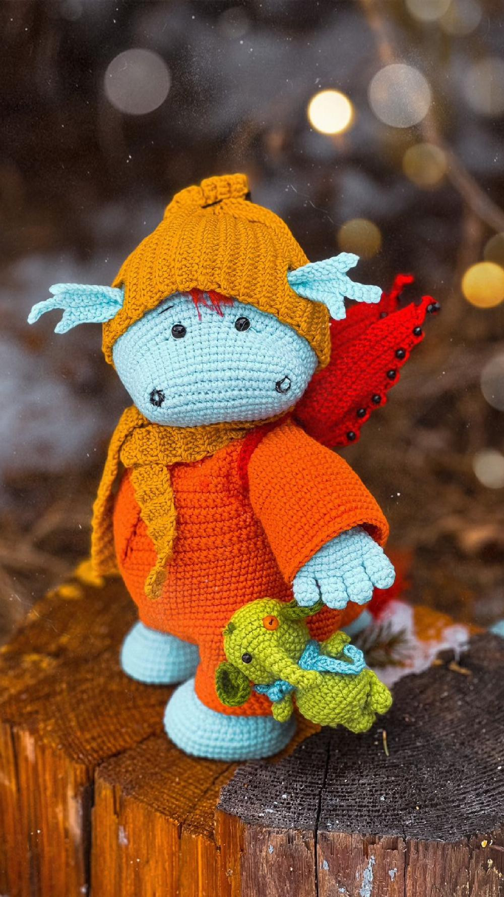 DRAGON's Outfit crochet pattern