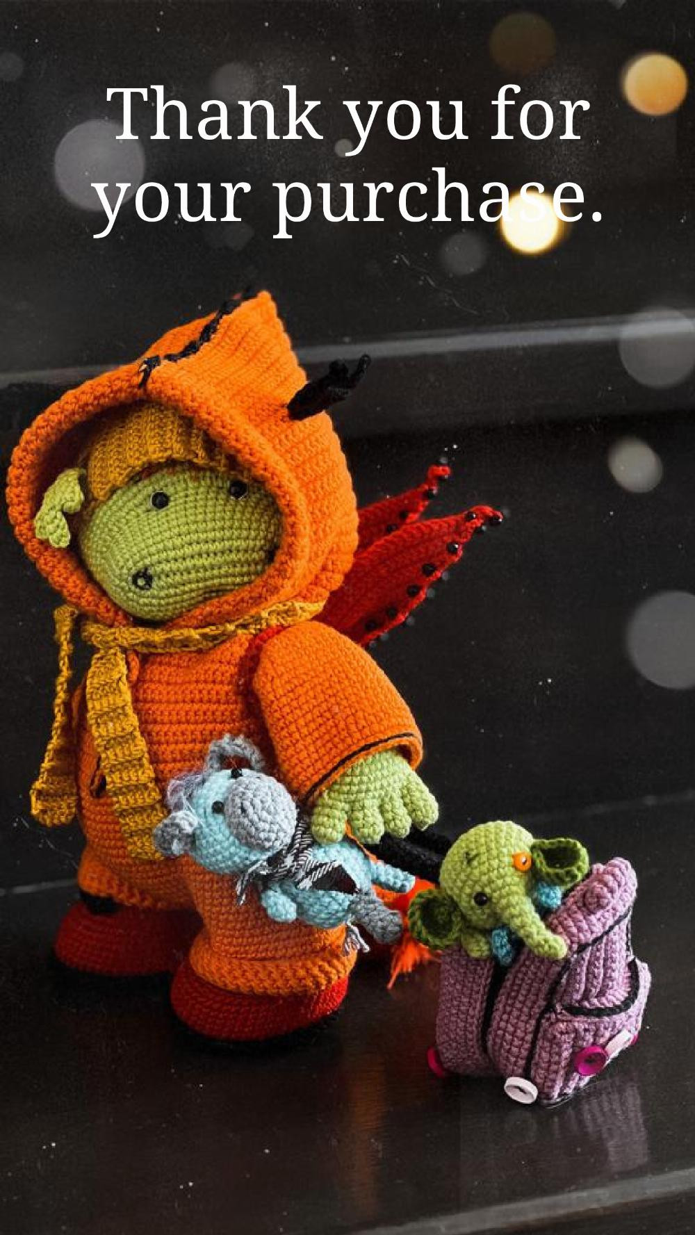 DRAGON's Outfit crochet pattern