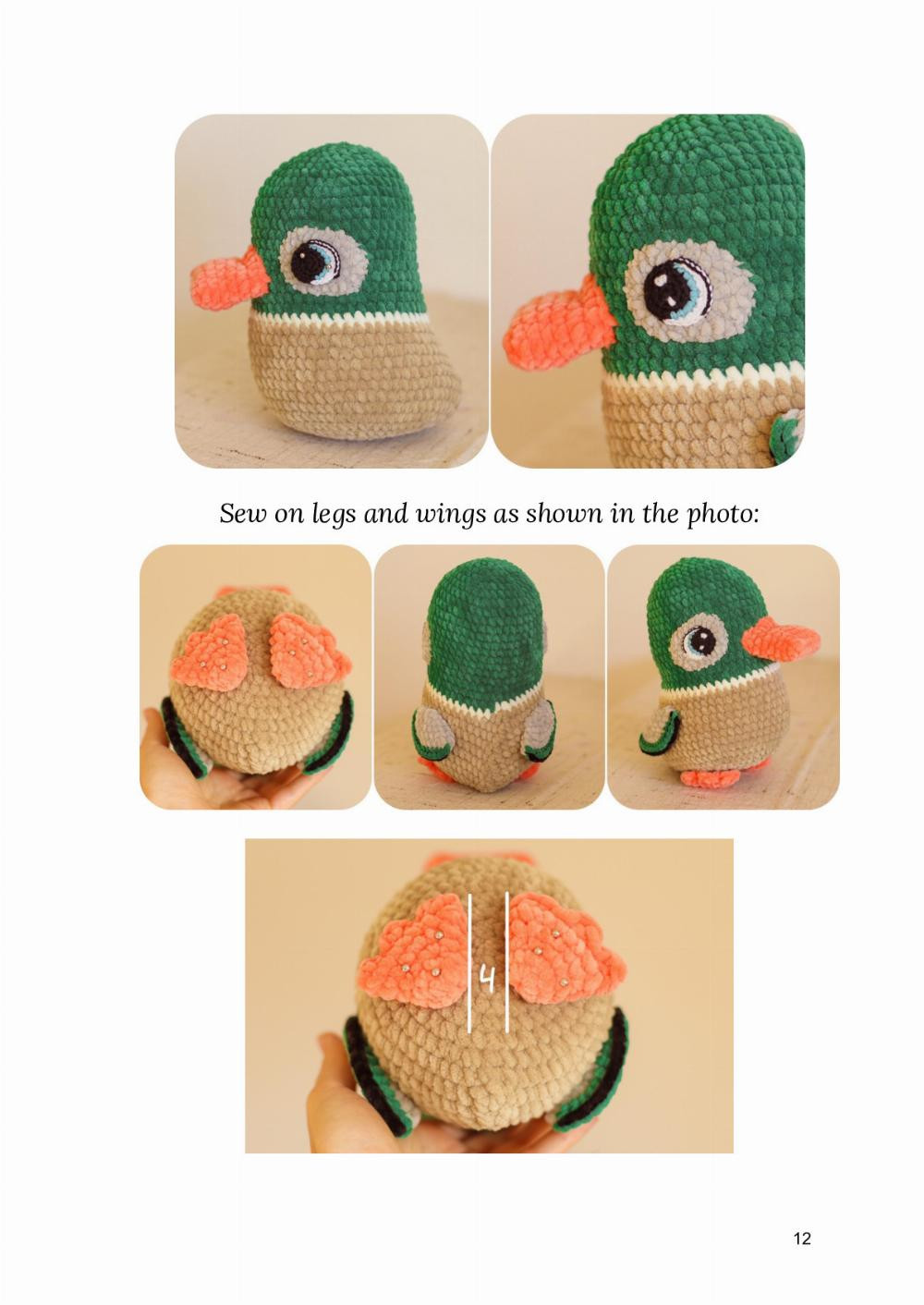 Duck crochet pattern