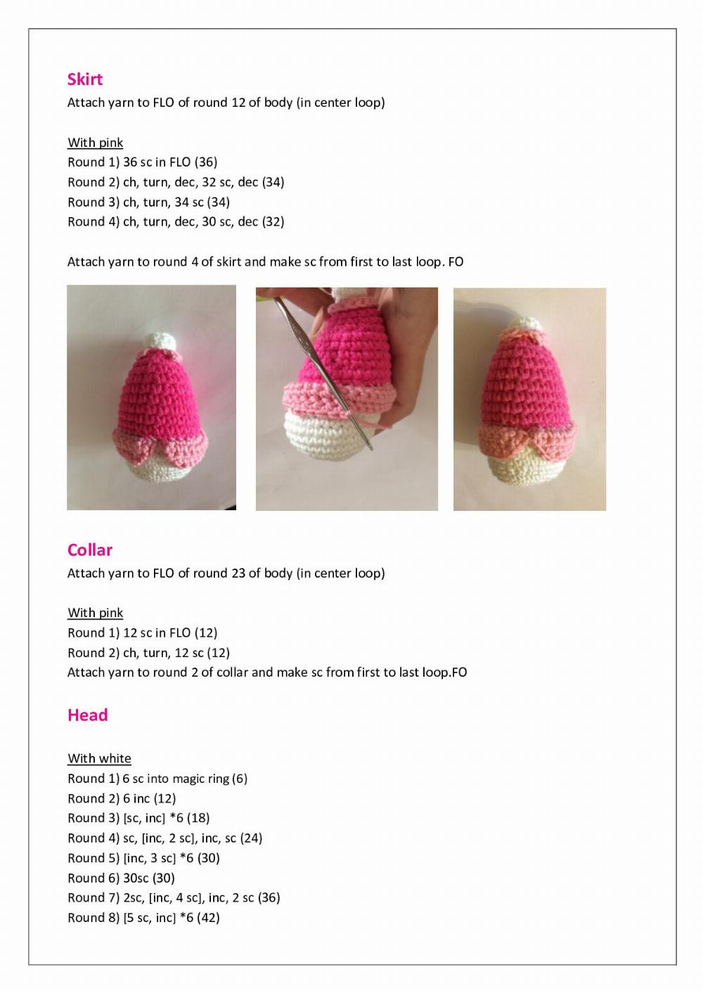 DUCK TALES crochet pattern