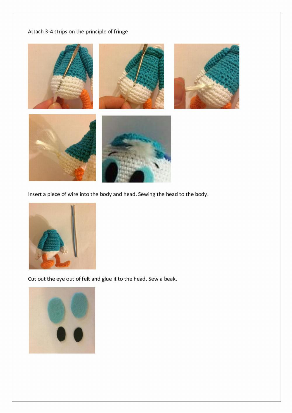 DUCK TALES crochet pattern