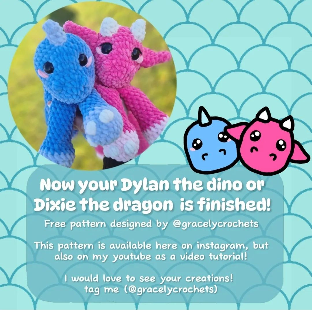 dylan the dino & dixie the dragon