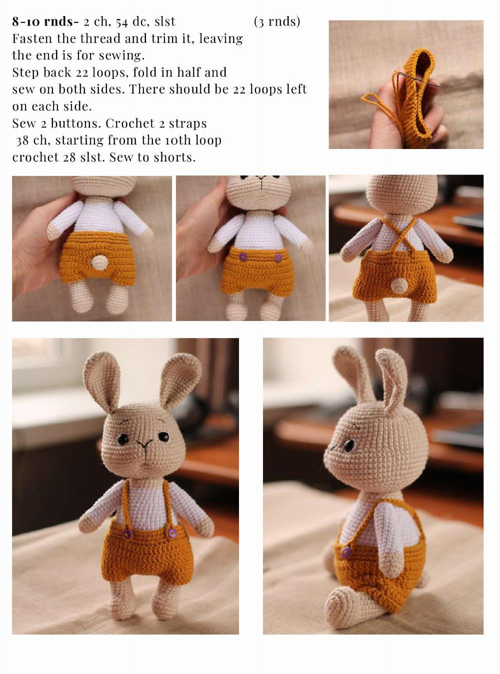 EASTER BUNNY with eggs crochet pattern