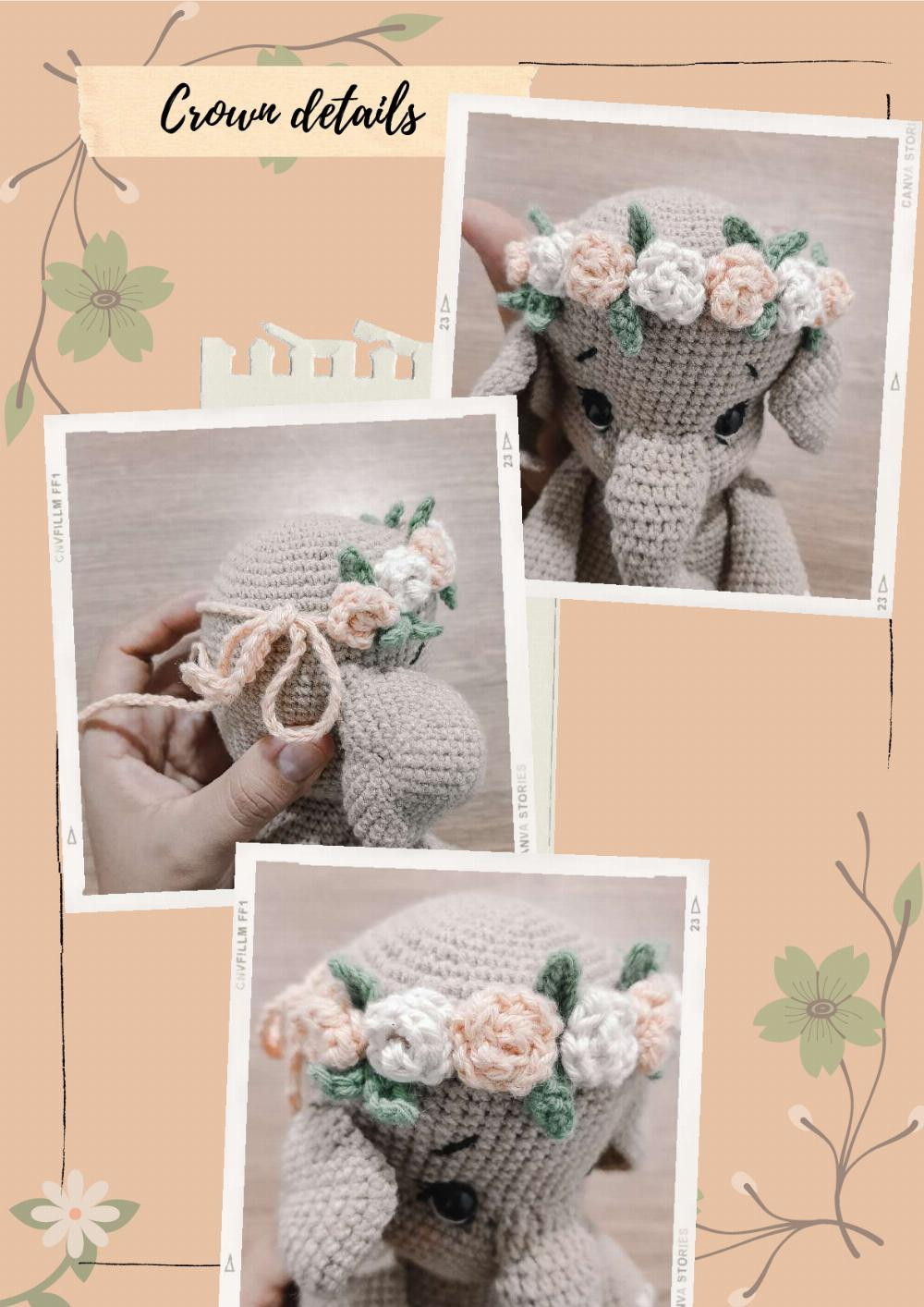 EHTATIT ELEPHANT crochet pattern