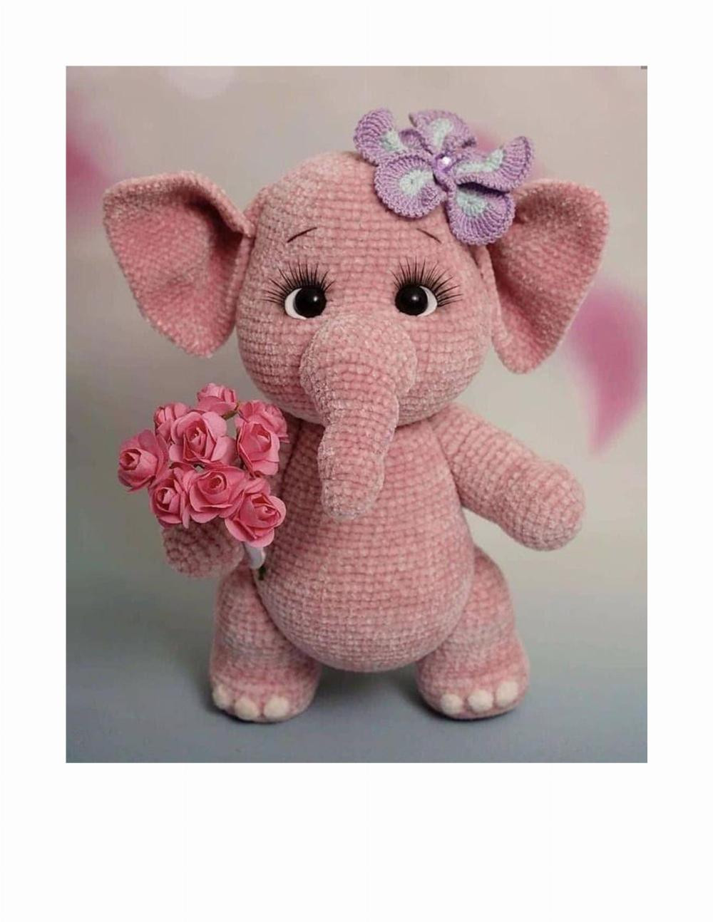 elephant free pattern