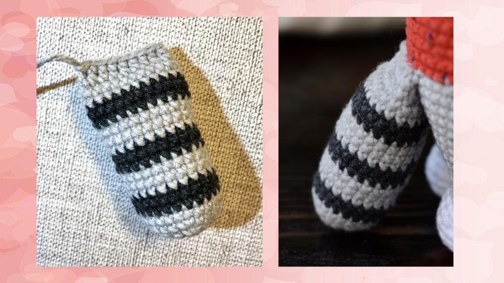 English crochet Pattern “Baby Raccoon”