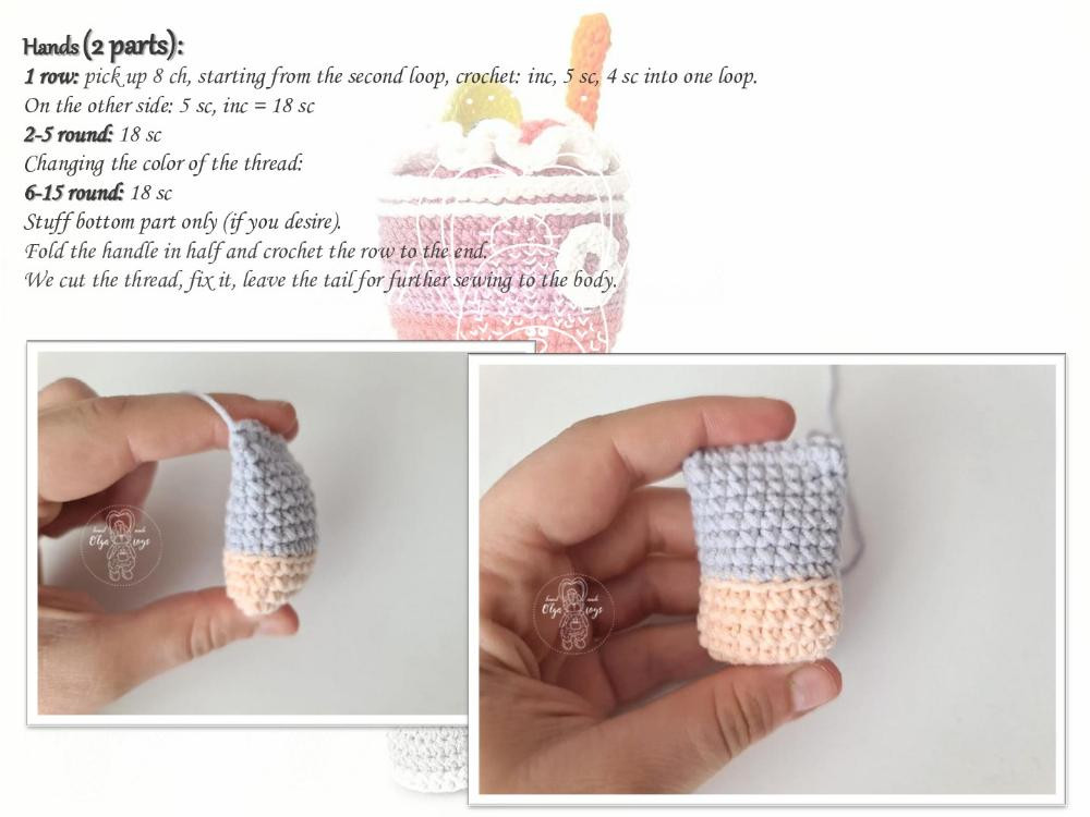 English Crochet Pattern GNOME