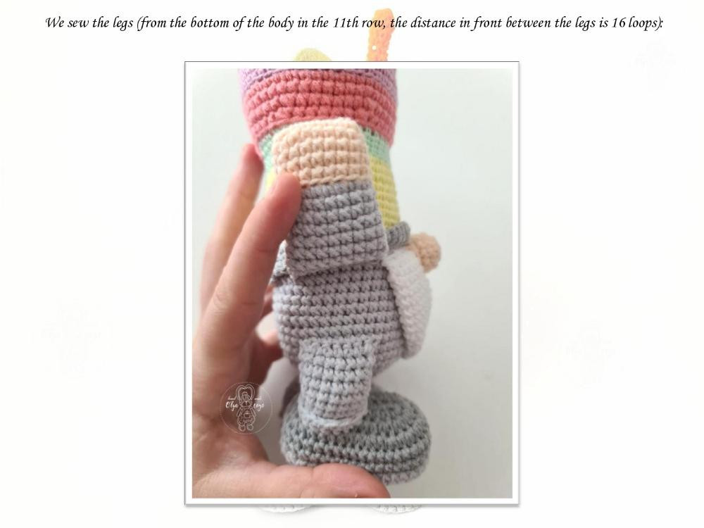 English Crochet Pattern GNOME