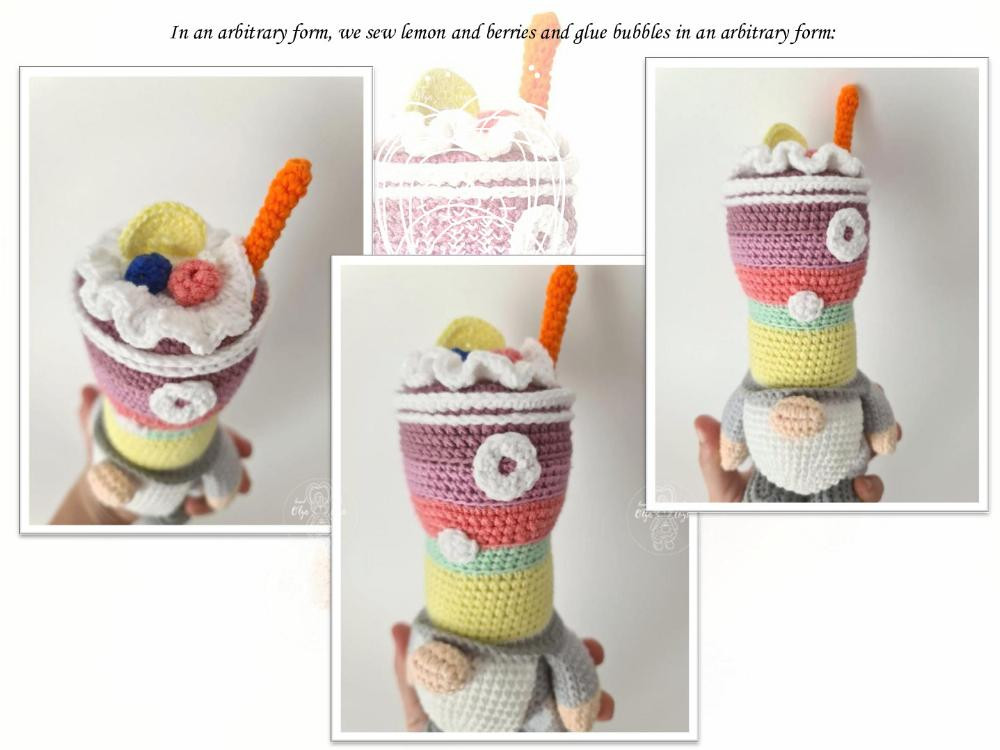 English Crochet Pattern GNOME