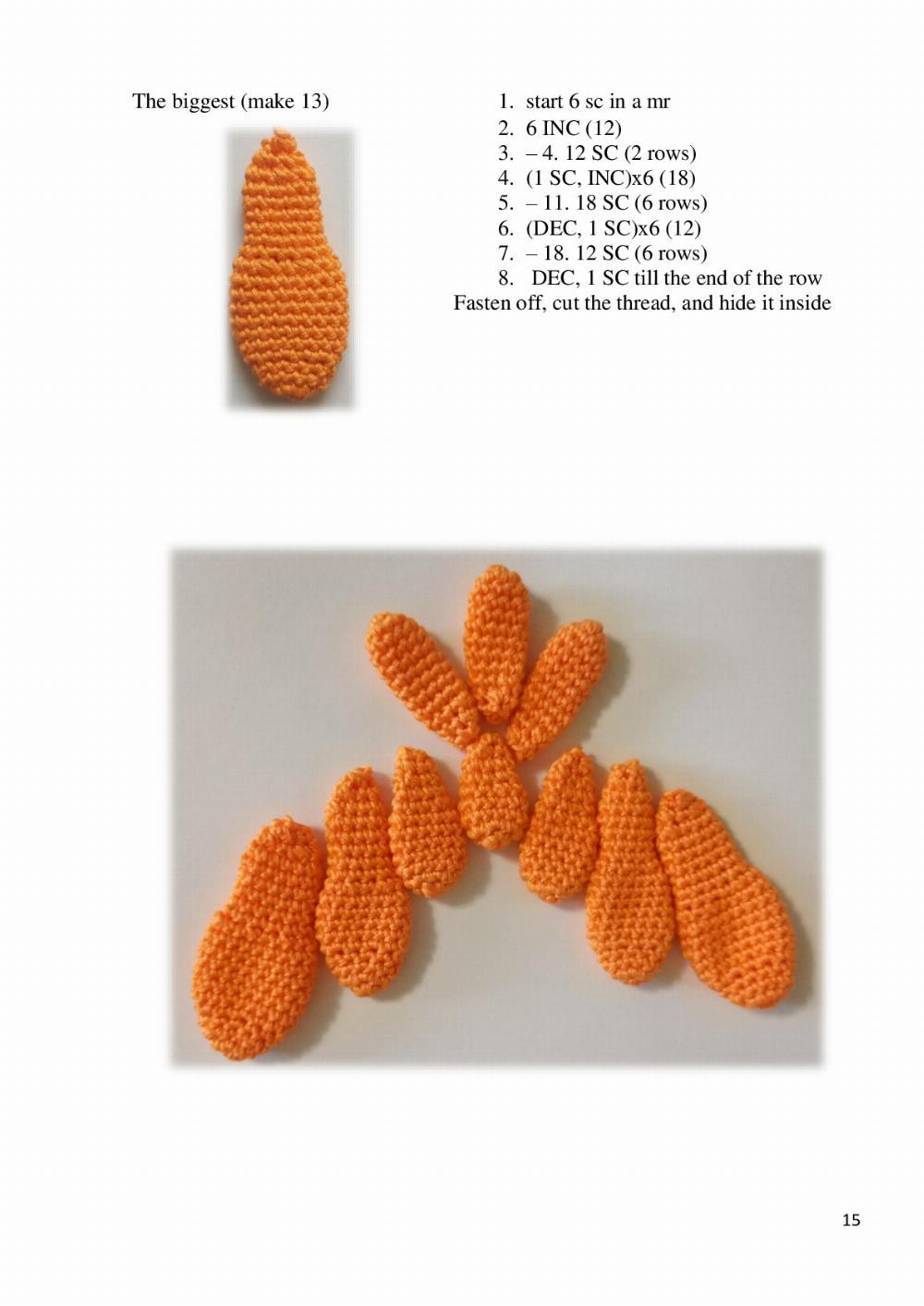 English Crochet Pattern Maya Bee