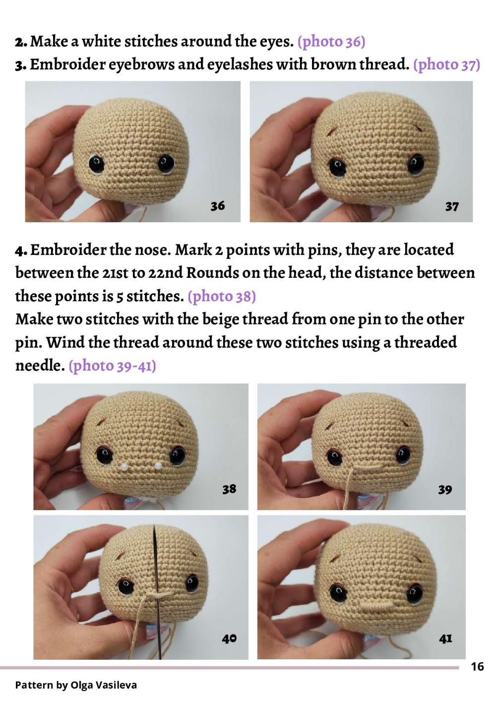 eva the doll crochet pattern