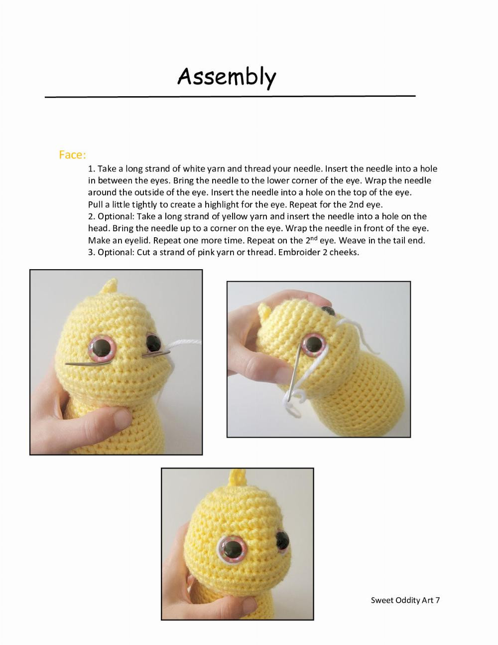 Feather Locklear the Chick Crochet Pattern