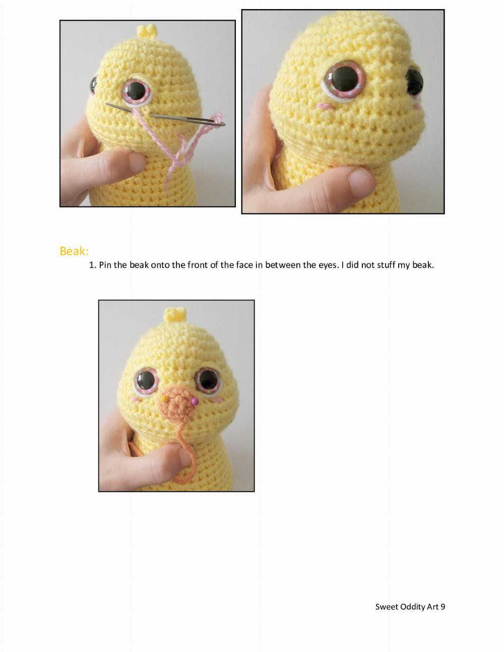 Feather Locklear the Chick Crochet Pattern