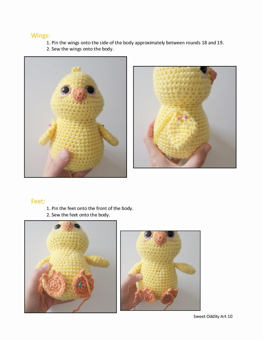 Feather Locklear the Chick Crochet Pattern