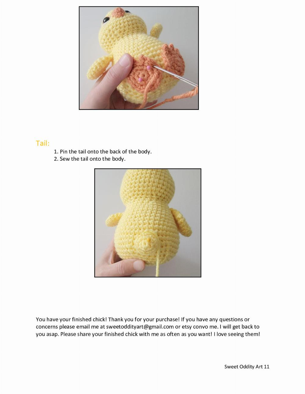 Feather Locklear the Chick Crochet Pattern