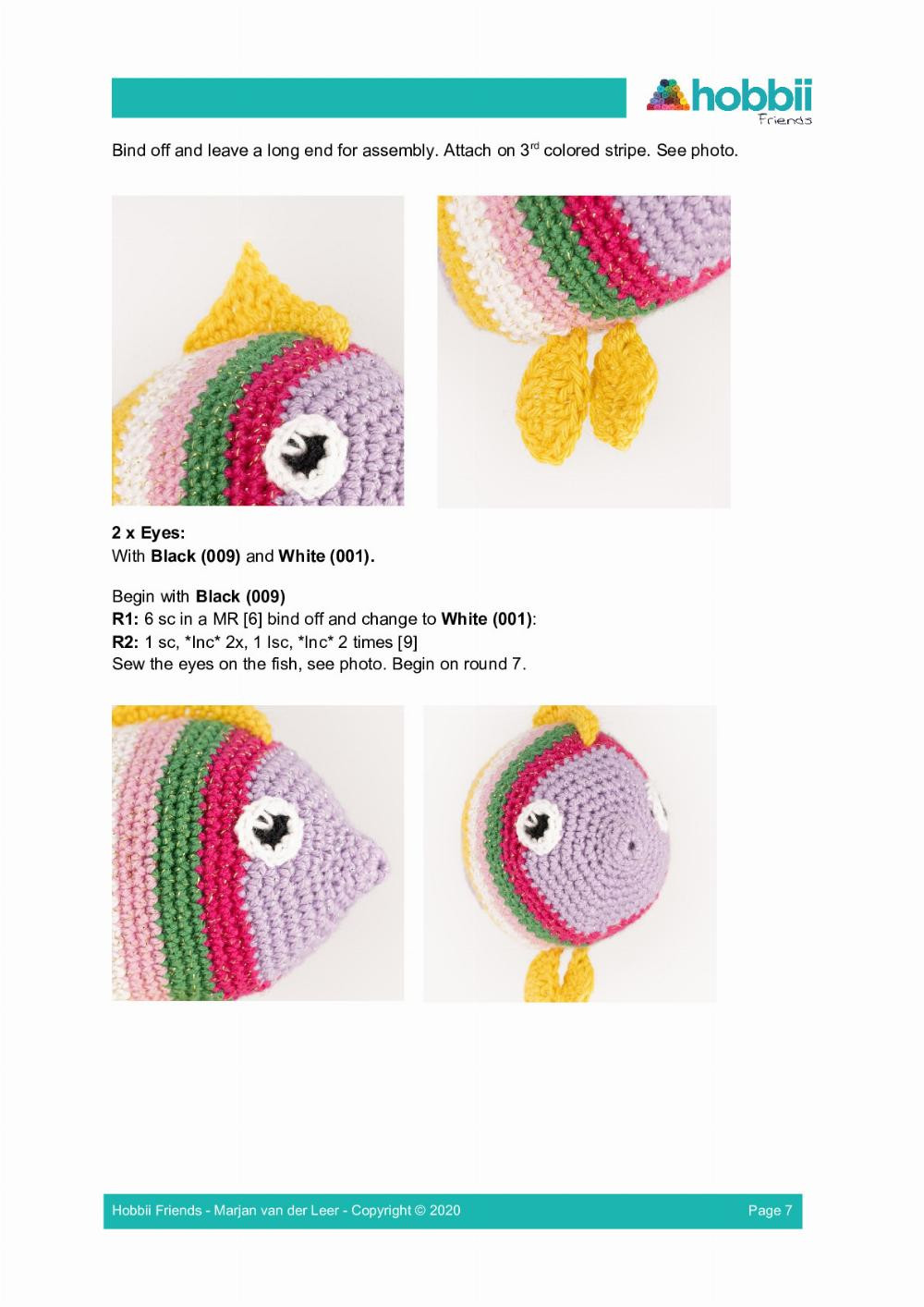 Fishing bucket crochet pattern