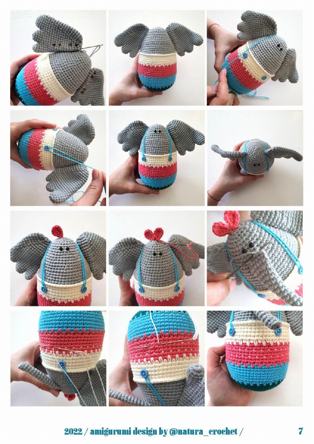 florence the elephant crochet pattern