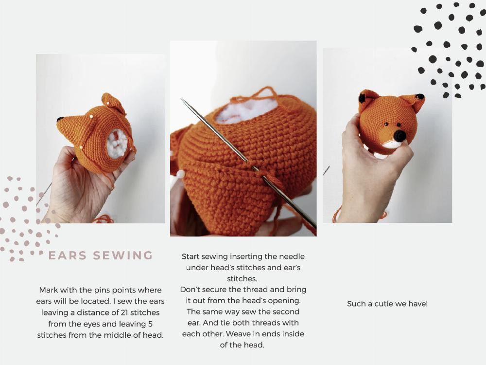 FOX CROCHET PATTERN (WITHOUT CLOTHES)